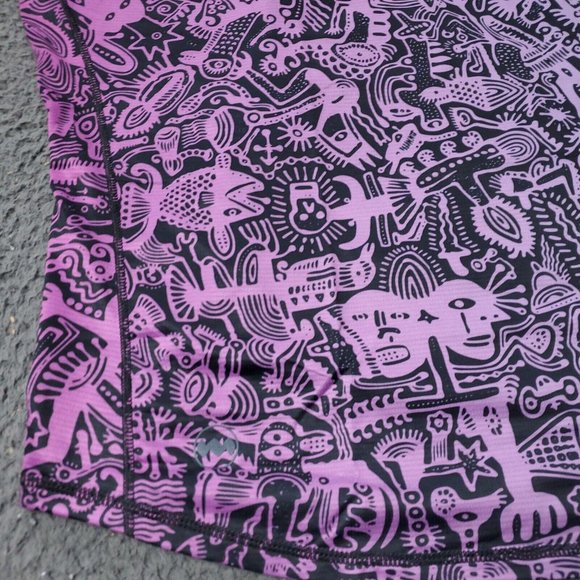 NEW $58 Janji Helio Tech Tank Top Batik Purple Polyester Womens L Large - Picture 5 of 7